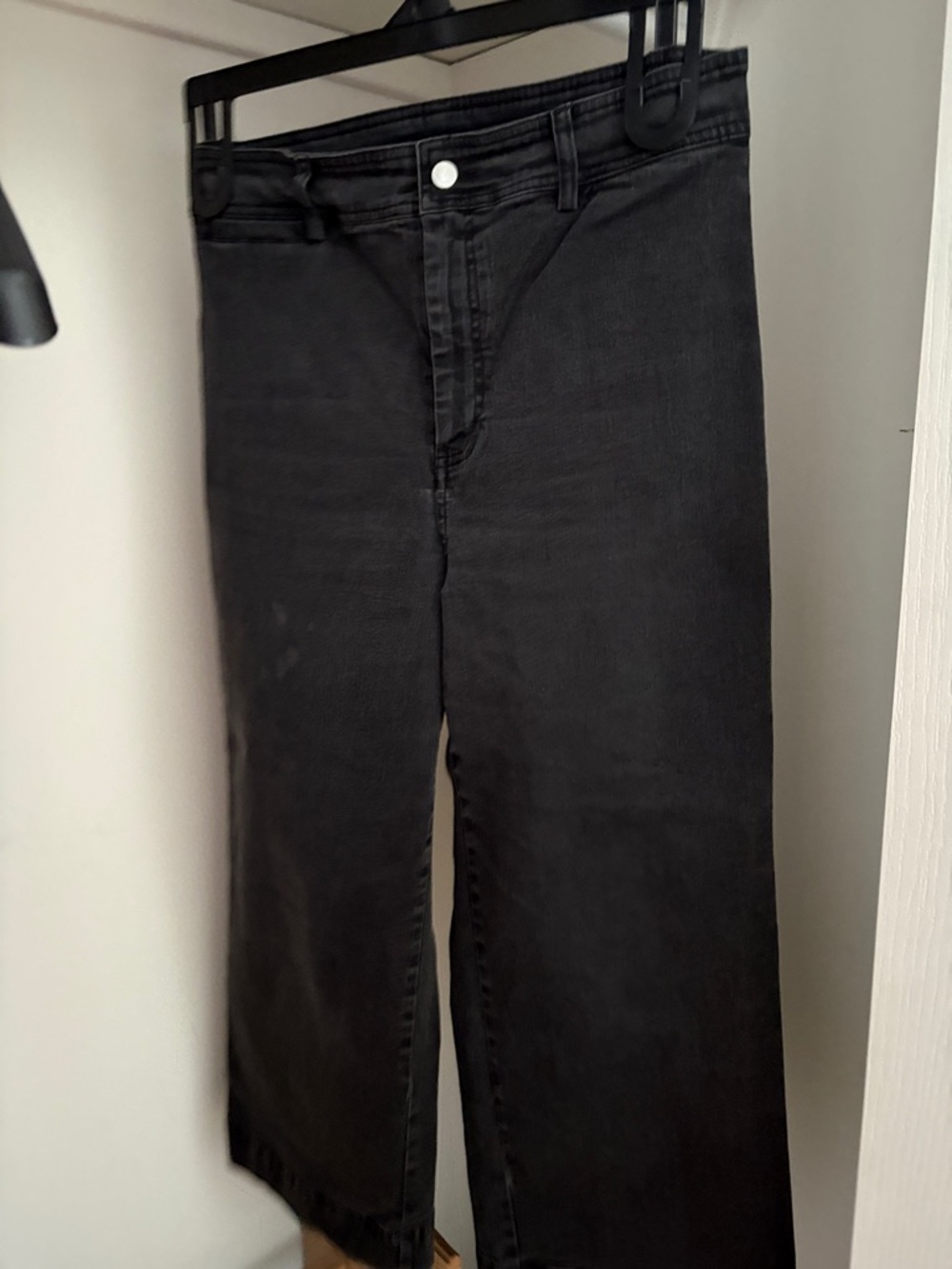 H&M Black Wide-Leg Women's Jeans
